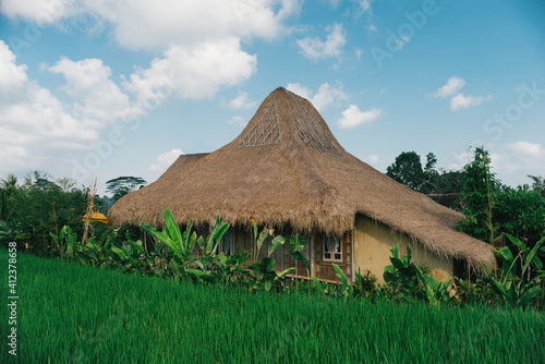 Straw House In Countryside