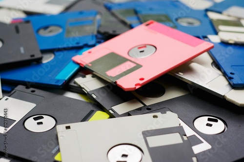 Pile of Floppy Disks