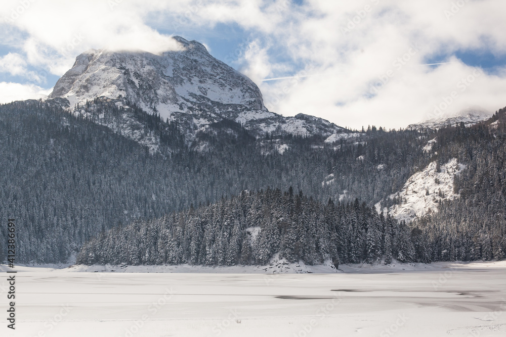 Mauntain landscape during winter season Mauntain landscape during winter season