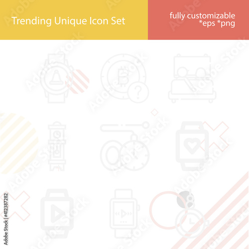 Simple set of check out related lineal icons.