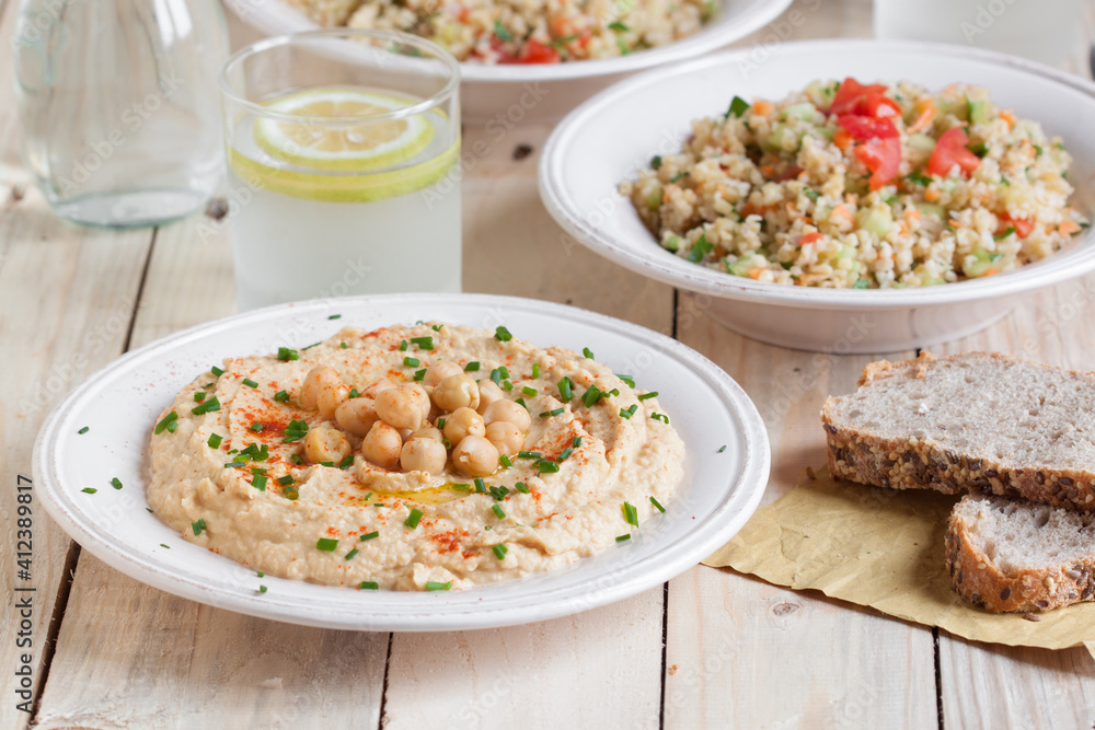 Hummus and Tabbouleh Hummus and Tabbouleh