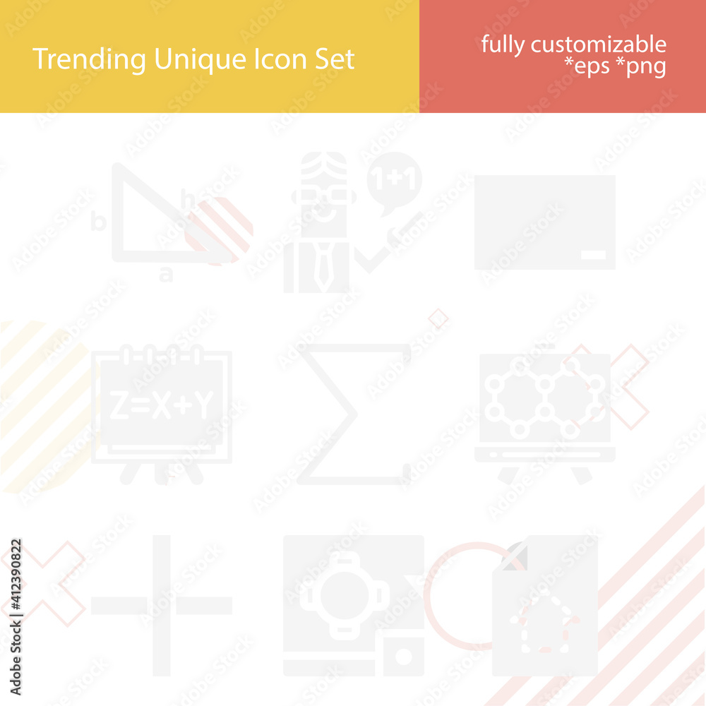 Fototapeta premium Simple set of samples related filled icons.