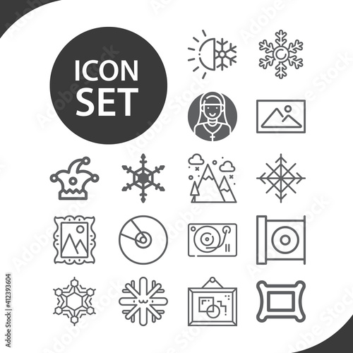 Simple set of deceive related lineal icons.