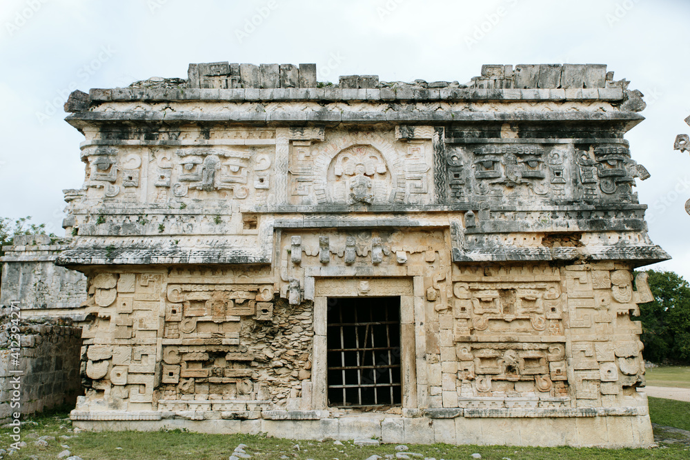 Mayan Ruin in Jungle
