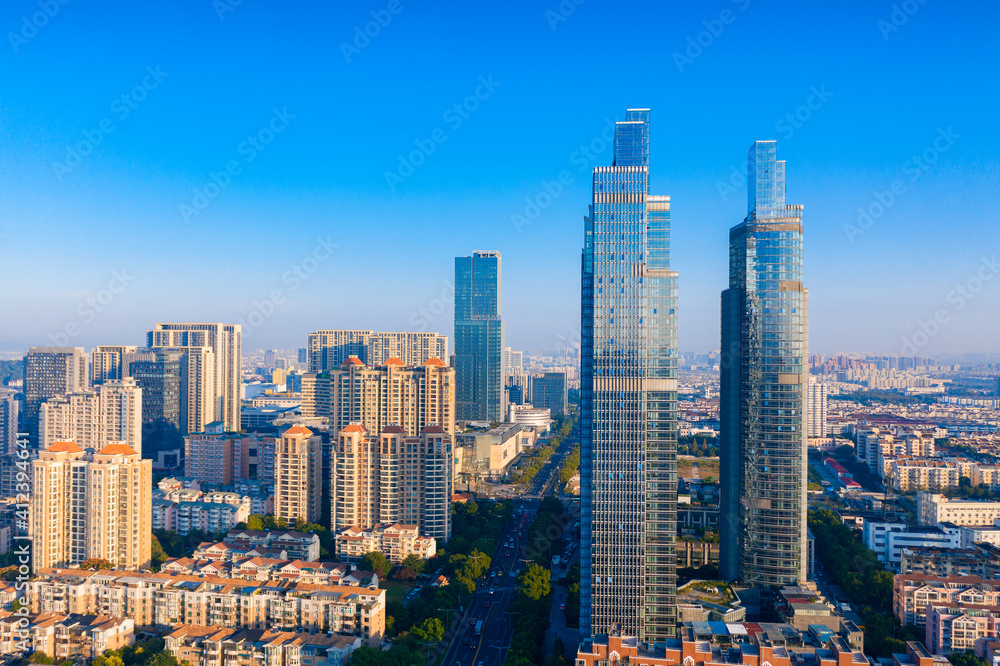Urban scenery of Suzhou, Jiangsu Province, China Urban scenery of Suzhou, Jiangsu Province, China