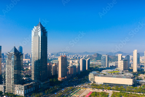 Urban scenery of Suzhou  Jiangsu Province  China