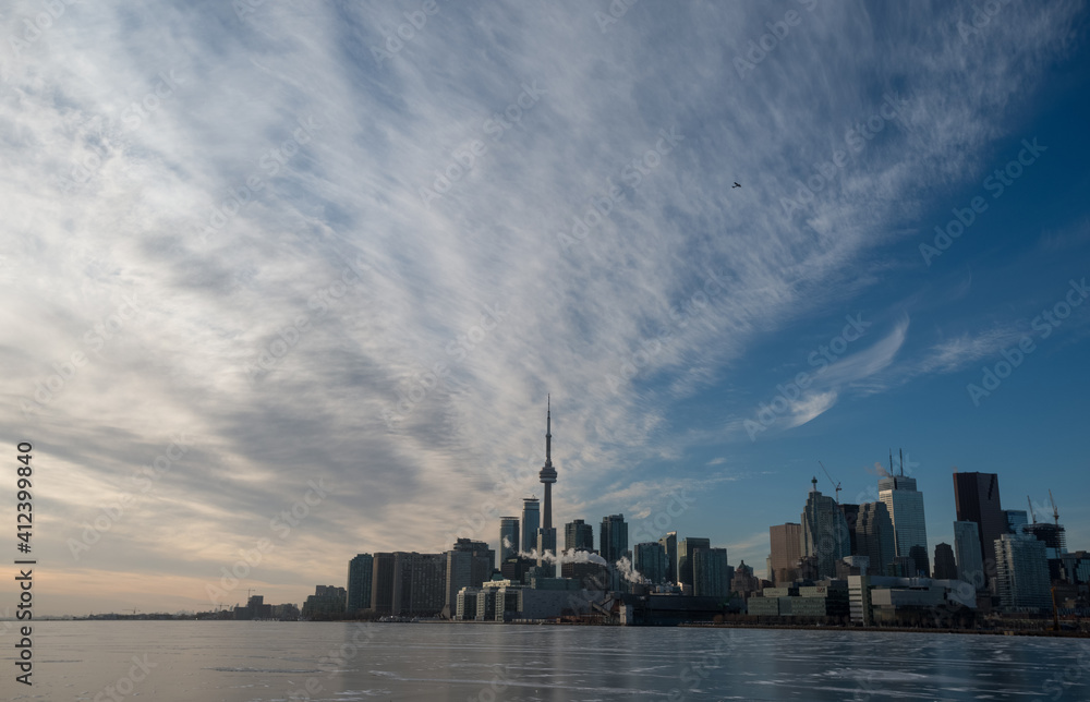 Skyline Toronto in Winter Skyline Toronto in Winter