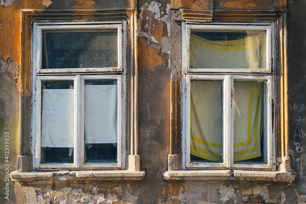 Two Old Windows Two Old Windows