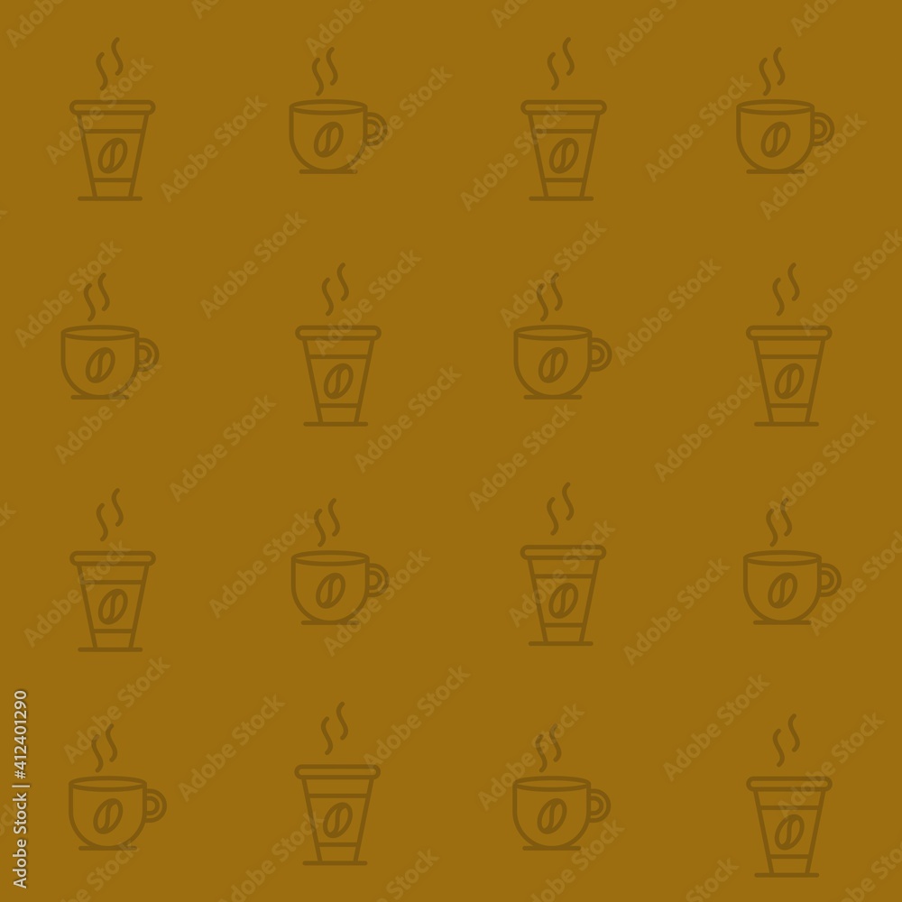 Creative coffee pattern design. Easy to edit with vector file. Can use for your creative content. Especially for banner background. Creative coffee pattern design. Easy to edit with vector file. Can use for your creative content. Especially for banner background.