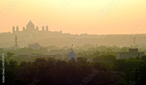 Umaid Bhavan Palace at sunrise,Jodhpur,Rajasthan,India photo