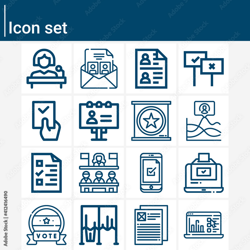 Simple set of approximate related lineal icons.