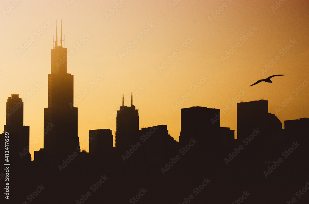 Silhouette of a City Silhouette of a City