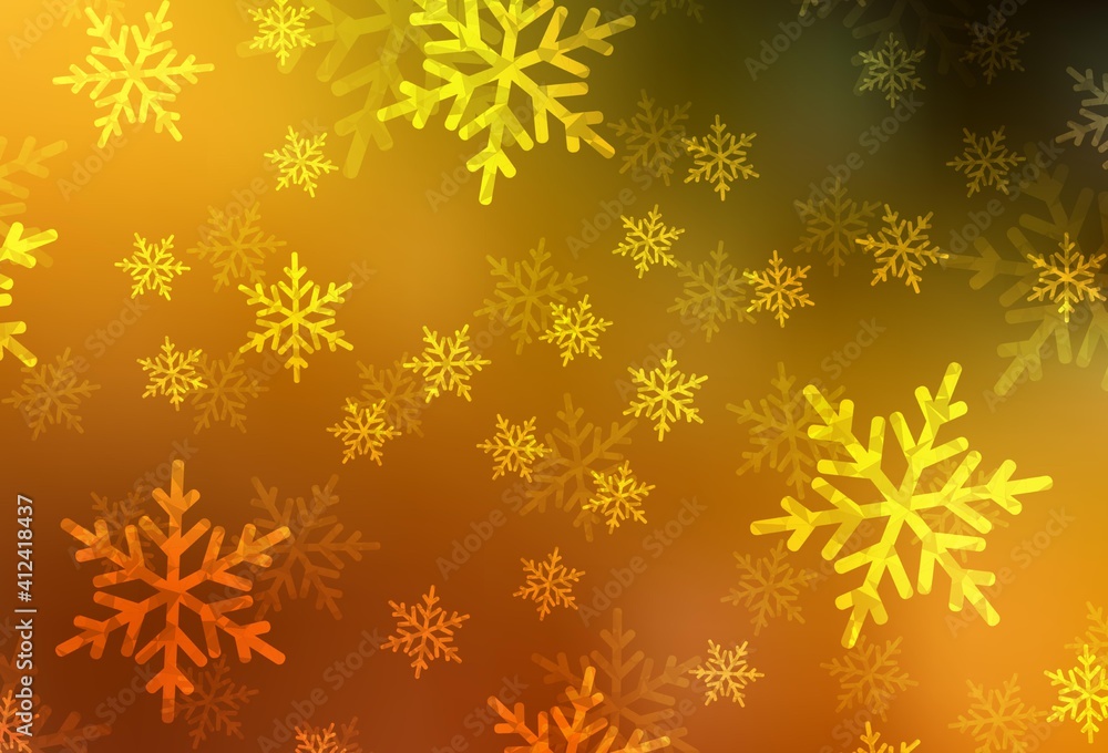 Dark Orange vector texture in birthday style. Dark Orange vector texture in birthday style.