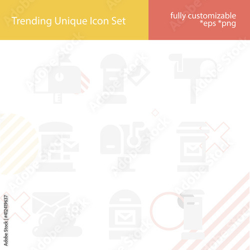 Simple set of natives related filled icons.
