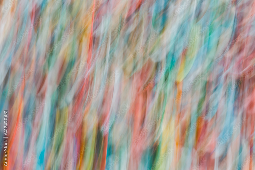 Abstract motion blur of vertical lines of Seattle's Gum Wall Abstract motion blur of vertical lines of Seattle's Gum Wall