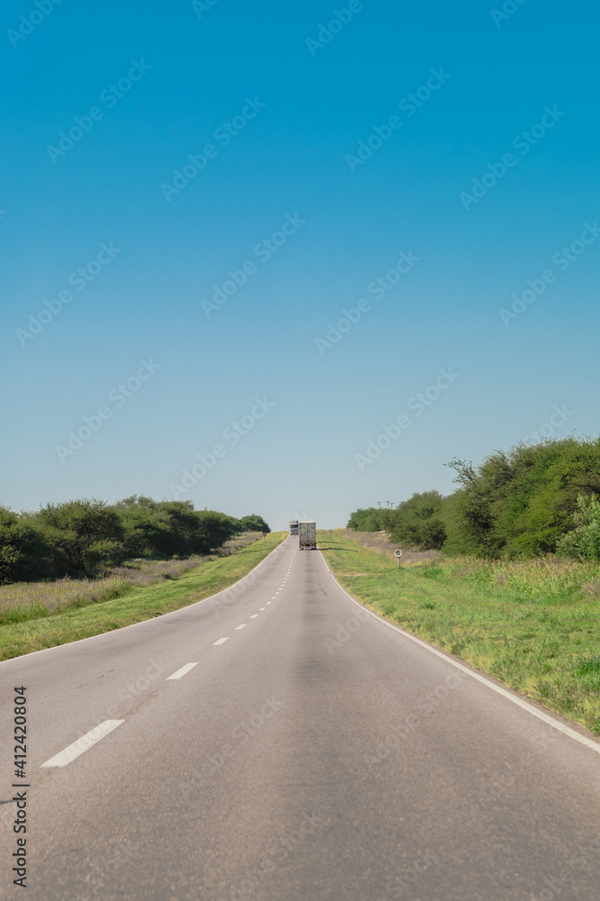 Landscape road scene, South of Argentina Landscape road scene, South of Argentina