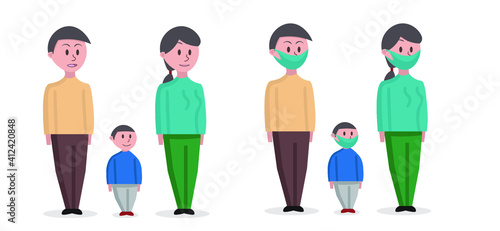 famille masque