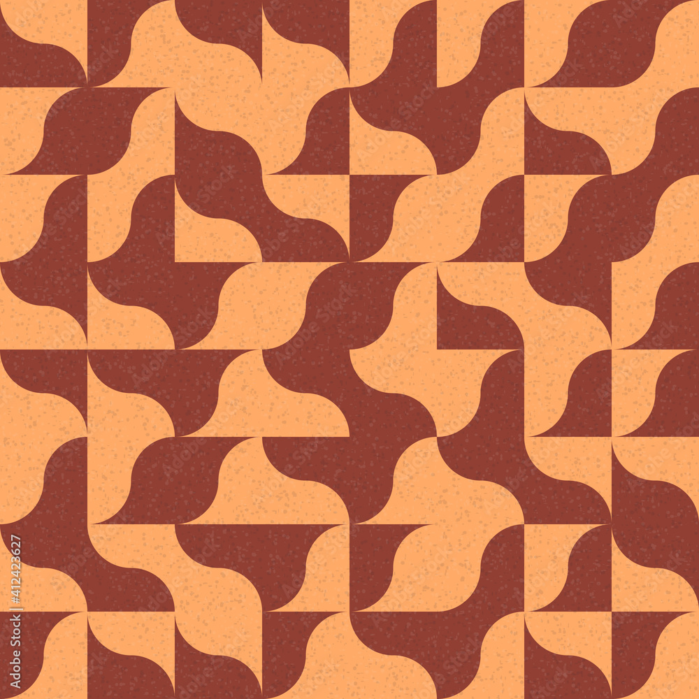 Fototapeta premium Abstract Geometric Pattern generative computational art illustration