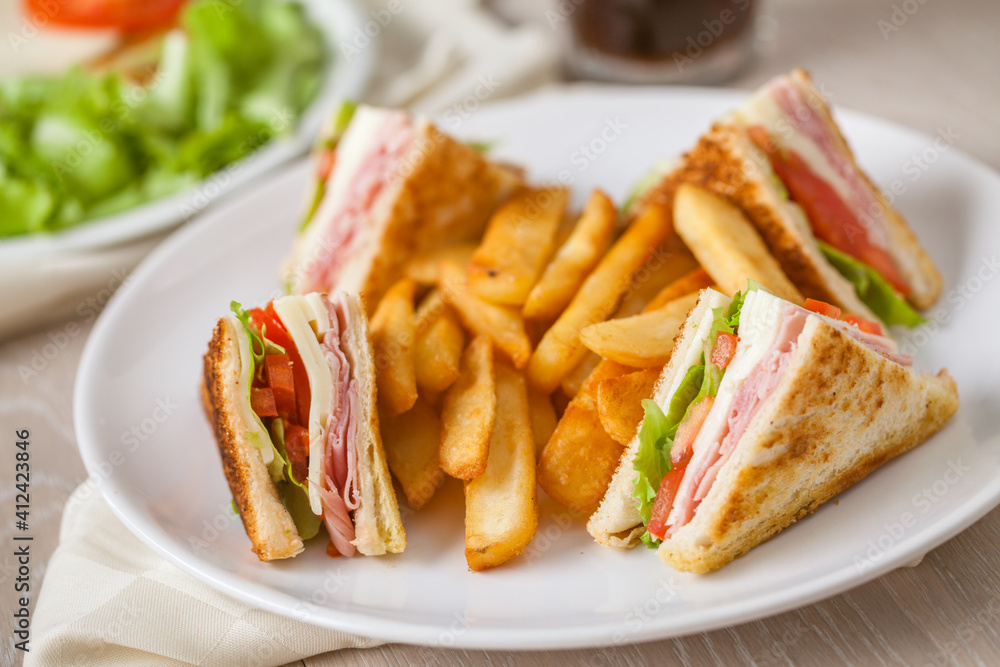Toasted Club Sandwich Toasted Club Sandwich