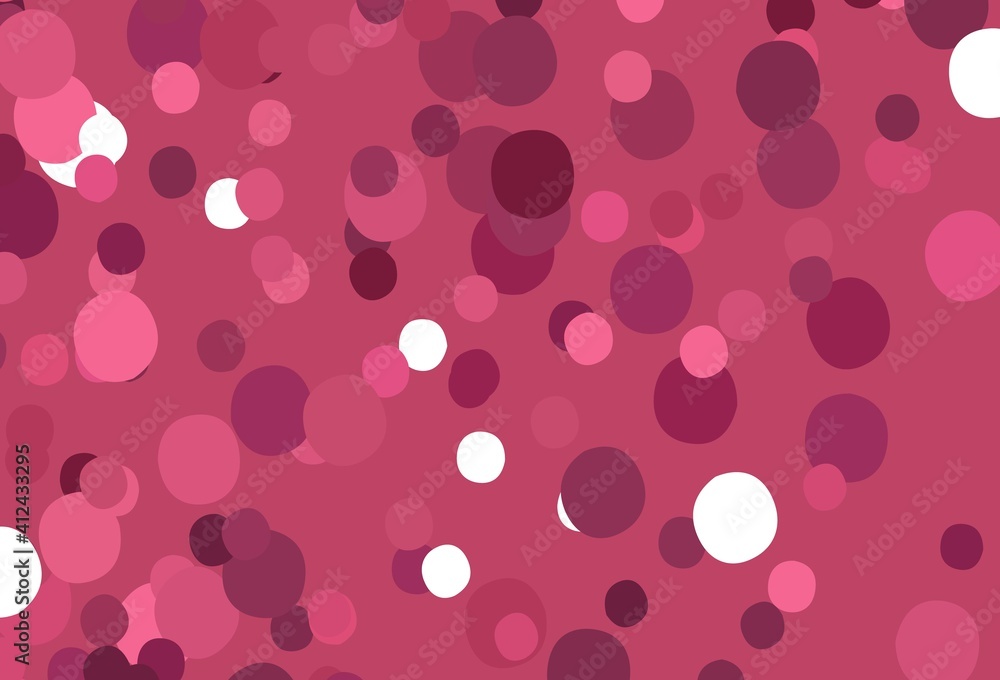 Light Pink vector background with spots. Light Pink vector background with spots.