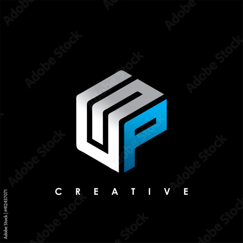 GP Letter Initial Logo Design Template Vector Illustration