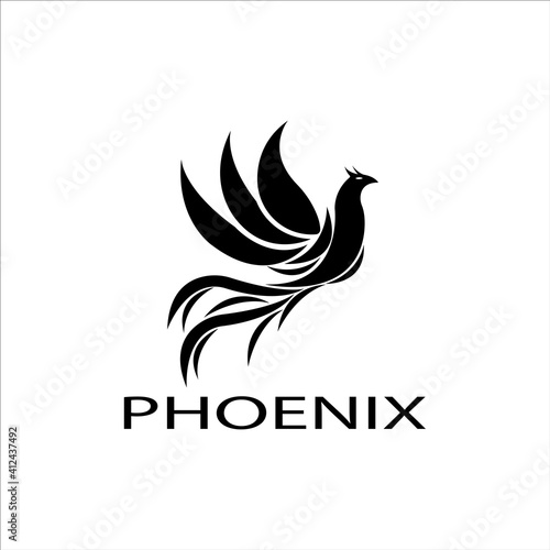 Phoenix Logo Template vector illustration design
