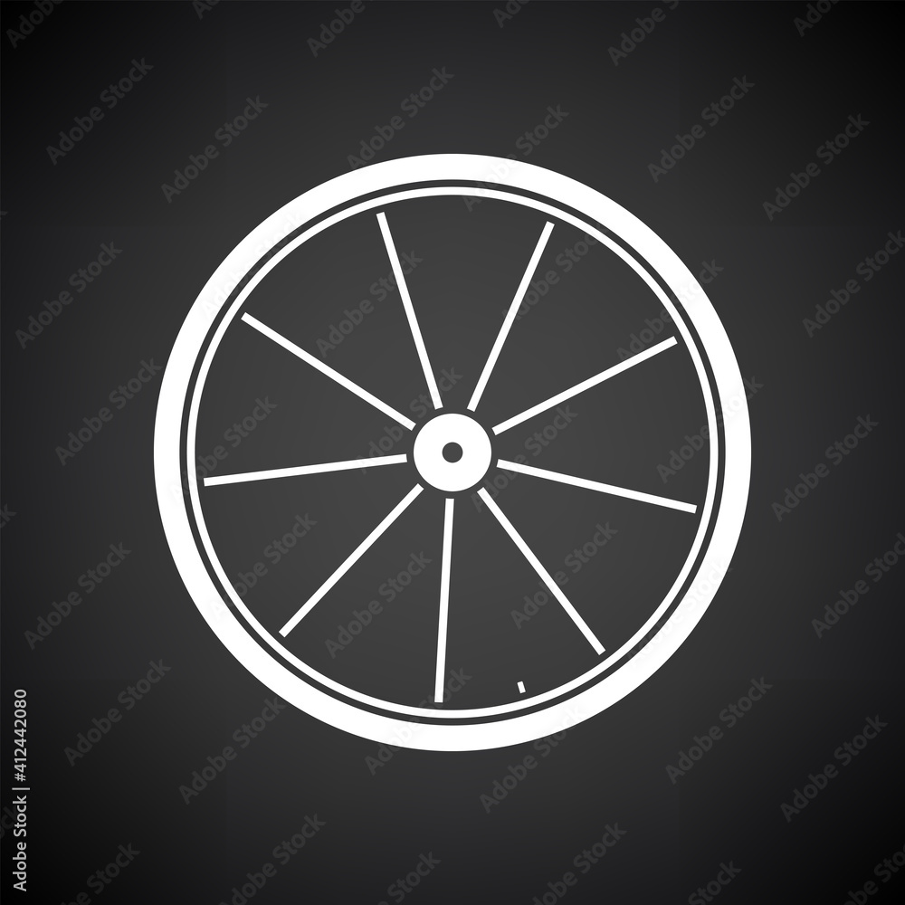 Bike Wheel Icon Bike Wheel Icon