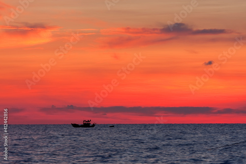 Sunset on the sea, Phú Quốc, Vietnam, Asia