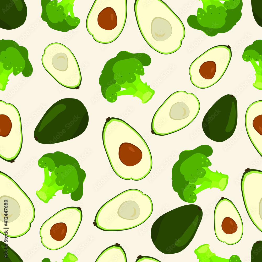 seamless background with vegetables seamless background with vegetables