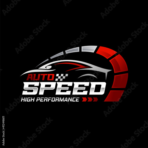 Fast and Speed logo template vector. Automotive Logo Vector Template
