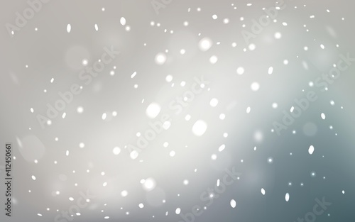 Light Gray vector texture with colored snowflakes.