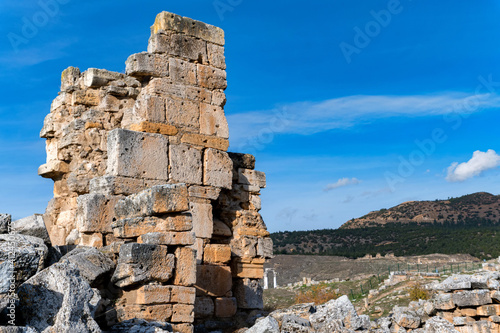 Bild auf Leinwand Ruins of the ancient city of Hierapolis in Turkey
