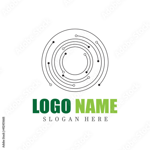 vortex vector illustration icon Logo Template design
