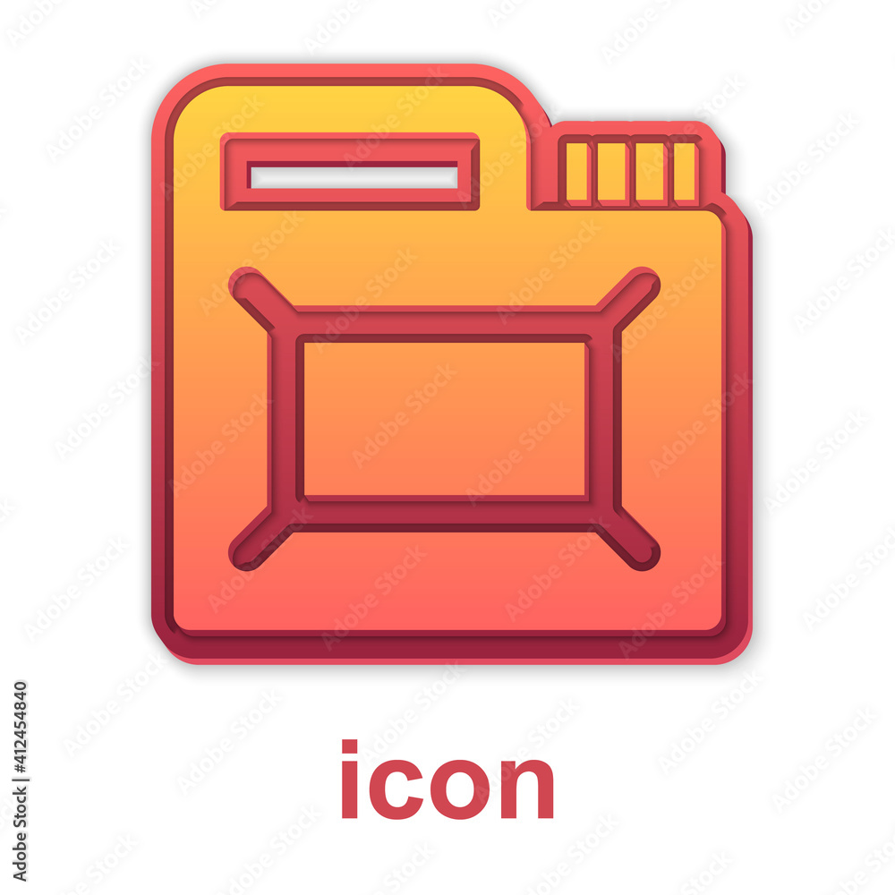 Gold Canister for motor machine oil icon isolated on white background. Oil gallon. Oil change service and repair. Engine oil sign. Vector. Gold Canister for motor machine oil icon isolated on white background. Oil gallon. Oil change service and repair. Engine oil sign. Vector.