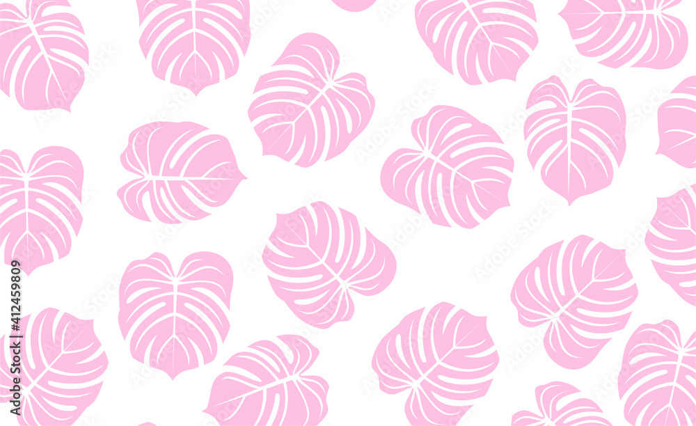 natural background with monstera leaves natural background with monstera leaves