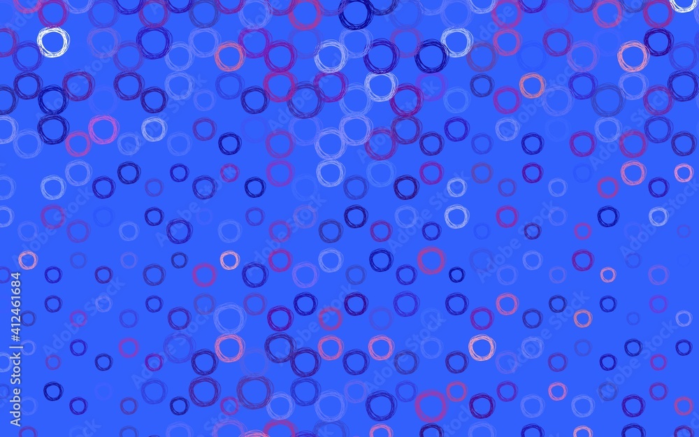 Light Blue, Red vector layout with circle shapes. Light Blue, Red vector layout with circle shapes.
