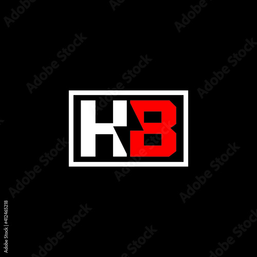 hb electric logo design vector icon