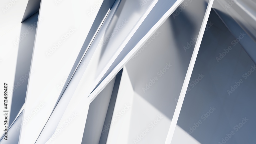 Obraz premium Abstract gray background geometric pattern of design 3d render