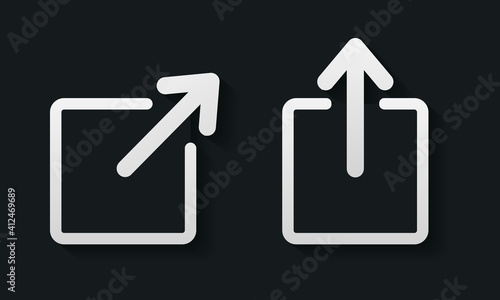Free Download Share, send, publish icon. Illustration vector - GFXLoad