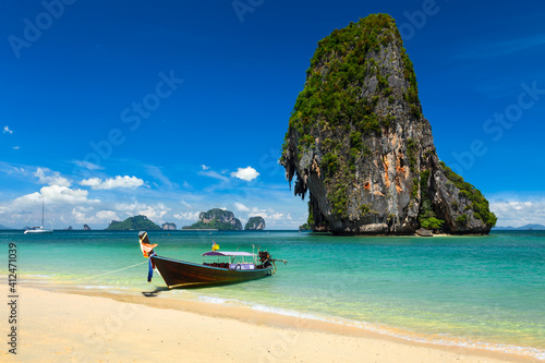 Thailand tropical vacation concept background © Dmitry Rukhlenko