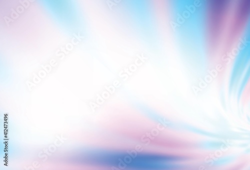 Light Pink, Blue vector glossy abstract background.