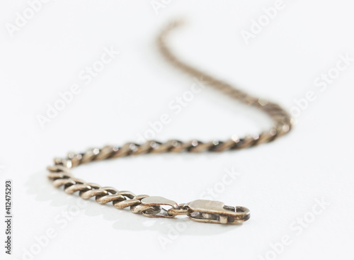 old silver chain