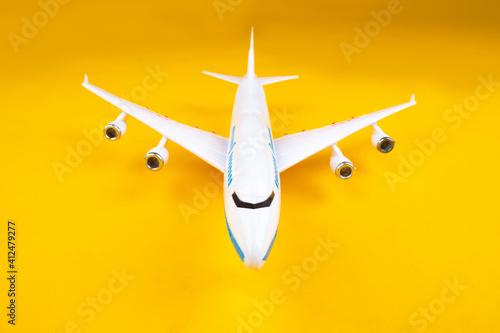 Plane is preparing for take...