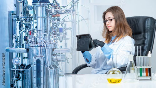 Fotografie Bioreactor close-up