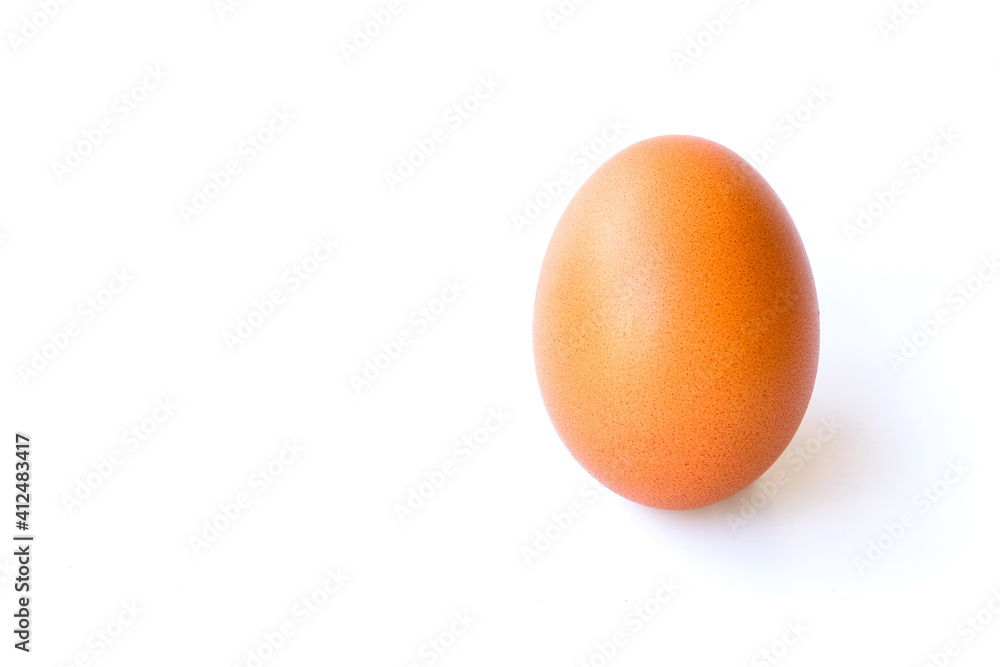 Chicken egg isolated on white background Chicken egg isolated on white background