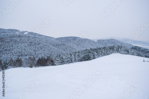 Winter with a lot of snow in mountains © Matej
