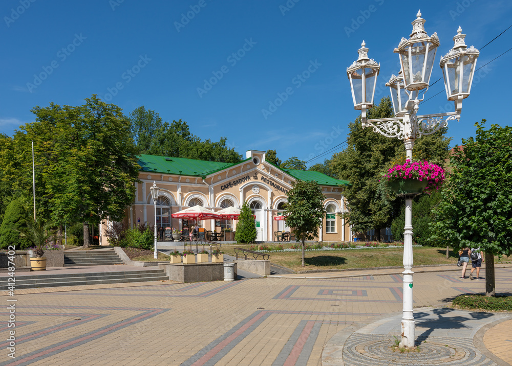 Spa center of Frantiskovy Lazne (Franzensbad) - Czech Republic