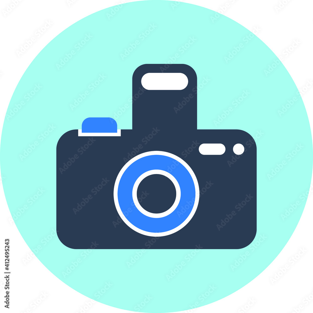 Camera Icon. Photography icon. Nature photography, geography, photo studio icon in vector illustration and flat style. Camera Icon. Photography icon. Nature photography, geography, photo studio icon in vector illustration and flat style.