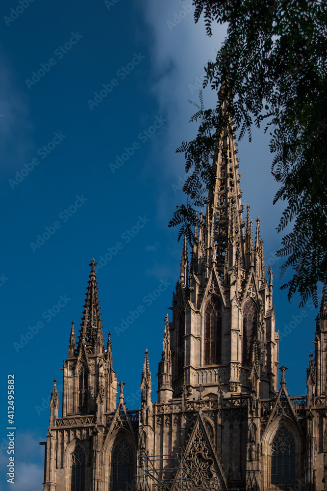 Cathedral in Barcelona Spain Cathedral in Barcelona Spain