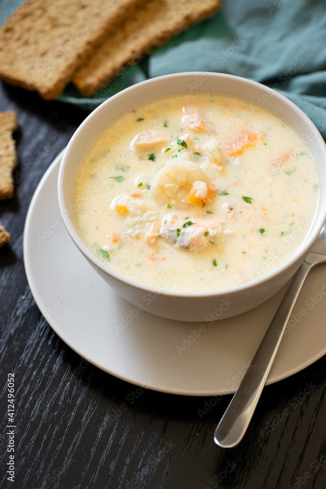 Seafood chowder Seafood chowder